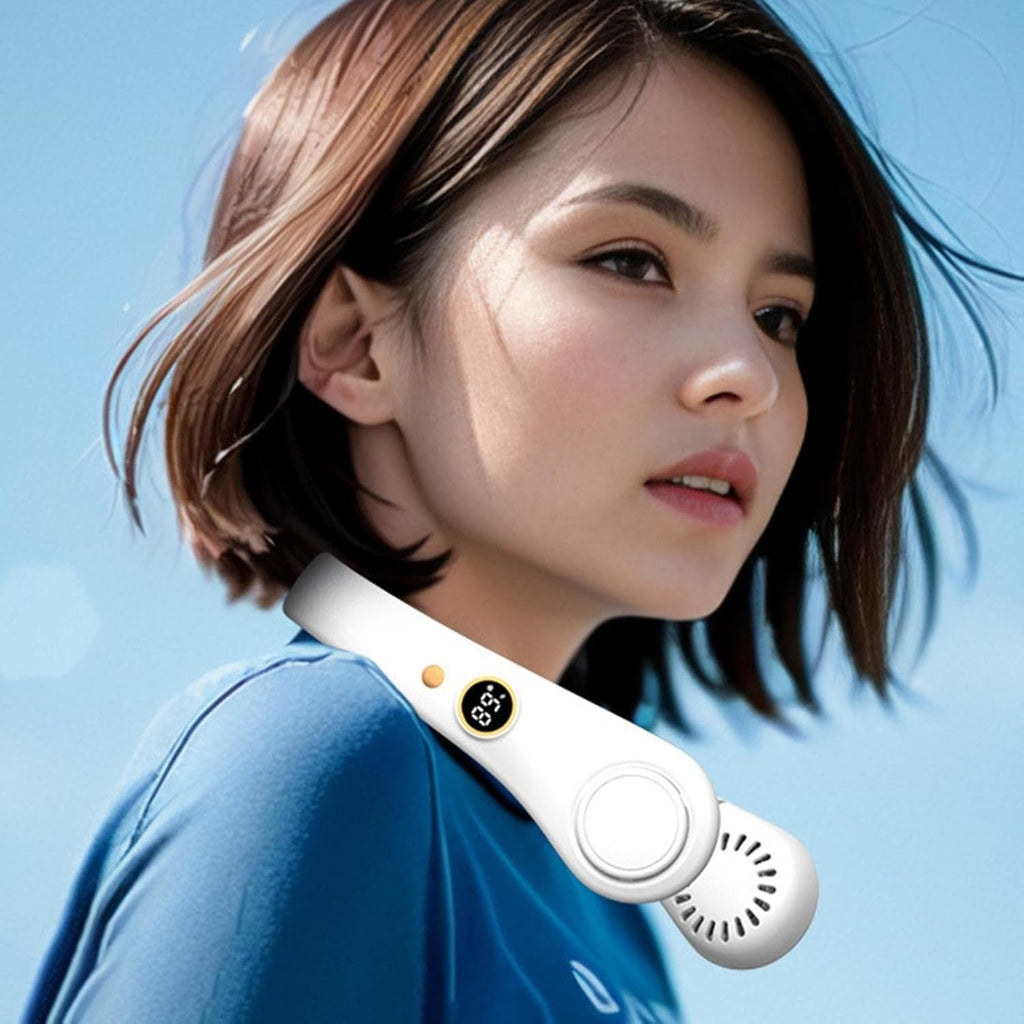 Neck Fan – Portable Bladeless Hands-Free Personal Cooling Fan