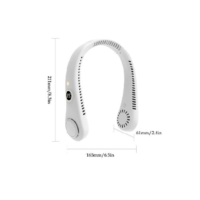 Neck Fan – Portable Bladeless Hands-Free Personal Cooling Fan