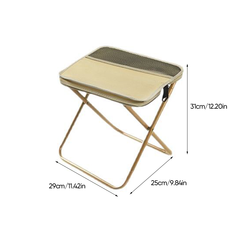Folding Stool Portable – Foldable Camping Stool with Backpack Carry Bag