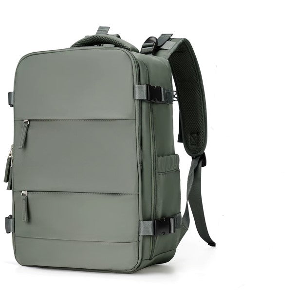 Waterproof Expandable Travel Backpack – Carry-On Laptop Bag for Business & Minimalist Travel