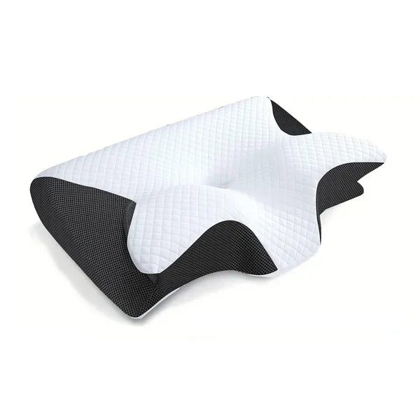 Memory Foam Pillow — Neck Comfort & Ergonomic Cervical Support (Contour for Side/Back Sleepers)