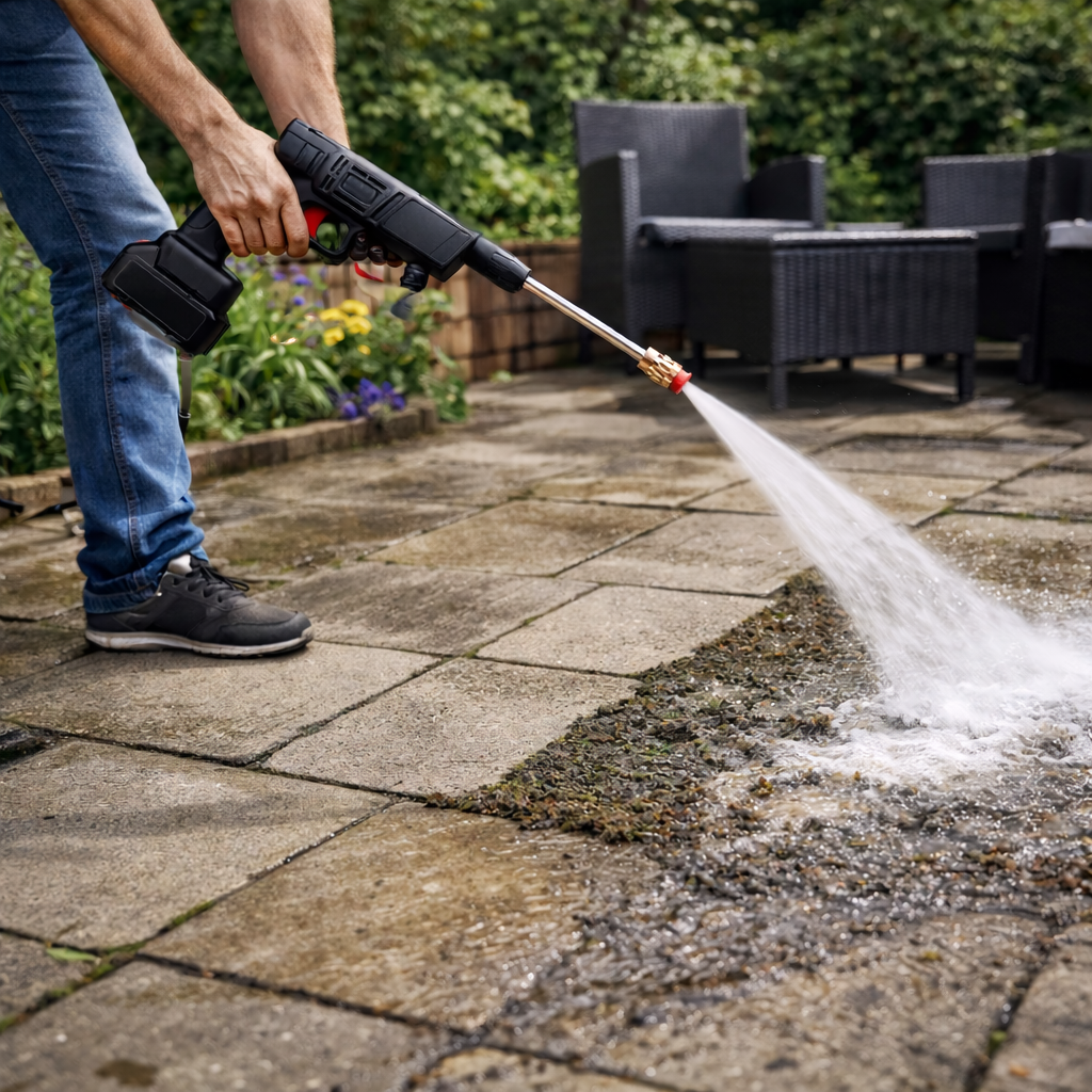 Cordless Pressure Washer – Portable Power Washer with Foam Cannon