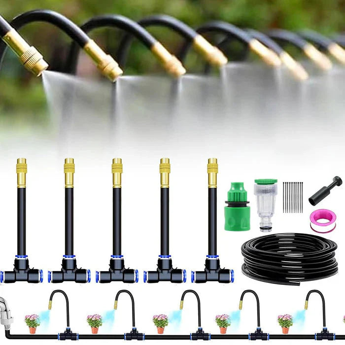 Patio Misting System – 20m Garden Cooling Kit