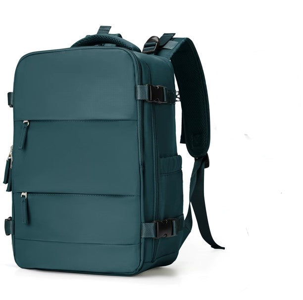 Waterproof Expandable Travel Backpack – Carry-On Laptop Bag for Business & Minimalist Travel