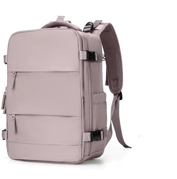 Waterproof Expandable Travel Backpack – Carry-On Laptop Bag for Business & Minimalist Travel