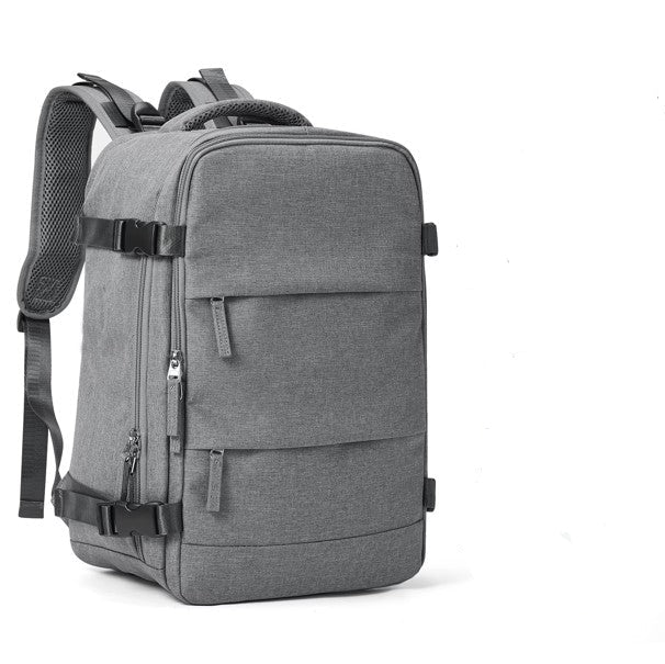 Waterproof Expandable Travel Backpack – Carry-On Laptop Bag for Business & Minimalist Travel