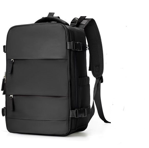 Waterproof Expandable Travel Backpack – Carry-On Laptop Bag for Business & Minimalist Travel