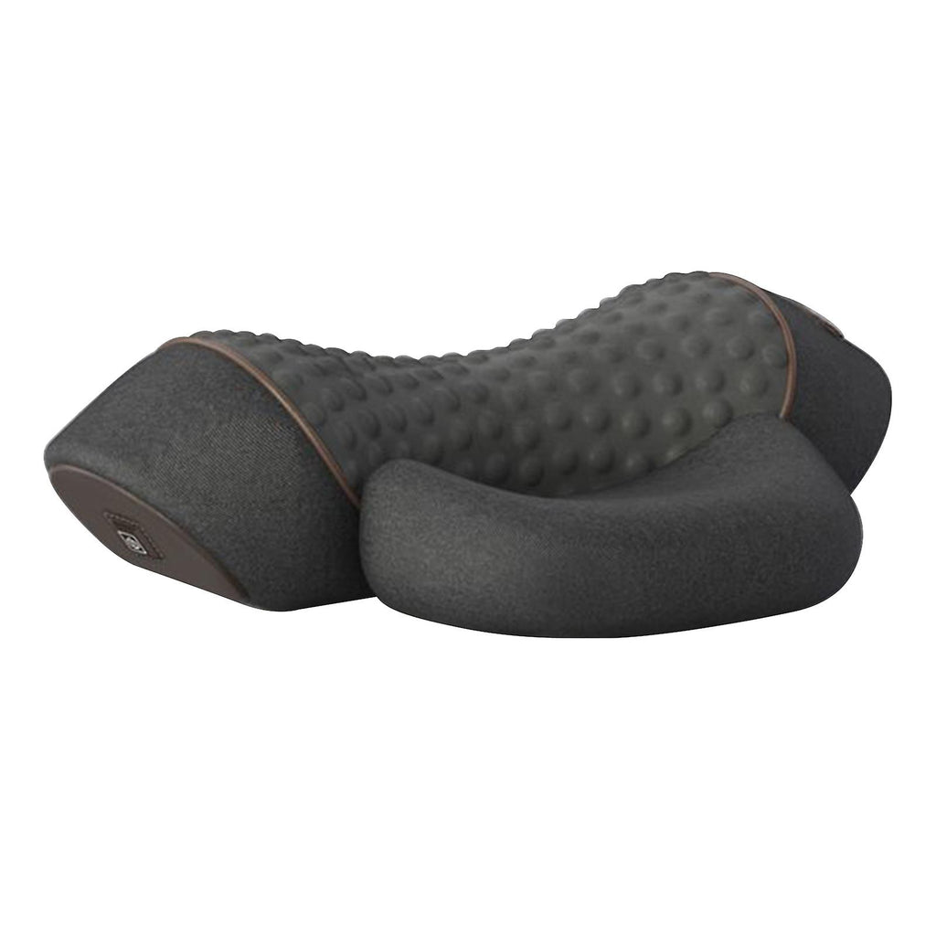 Heated Neck Massage Pillow – Memory Foam with Vibration Modes– Support, Heat & Traction.