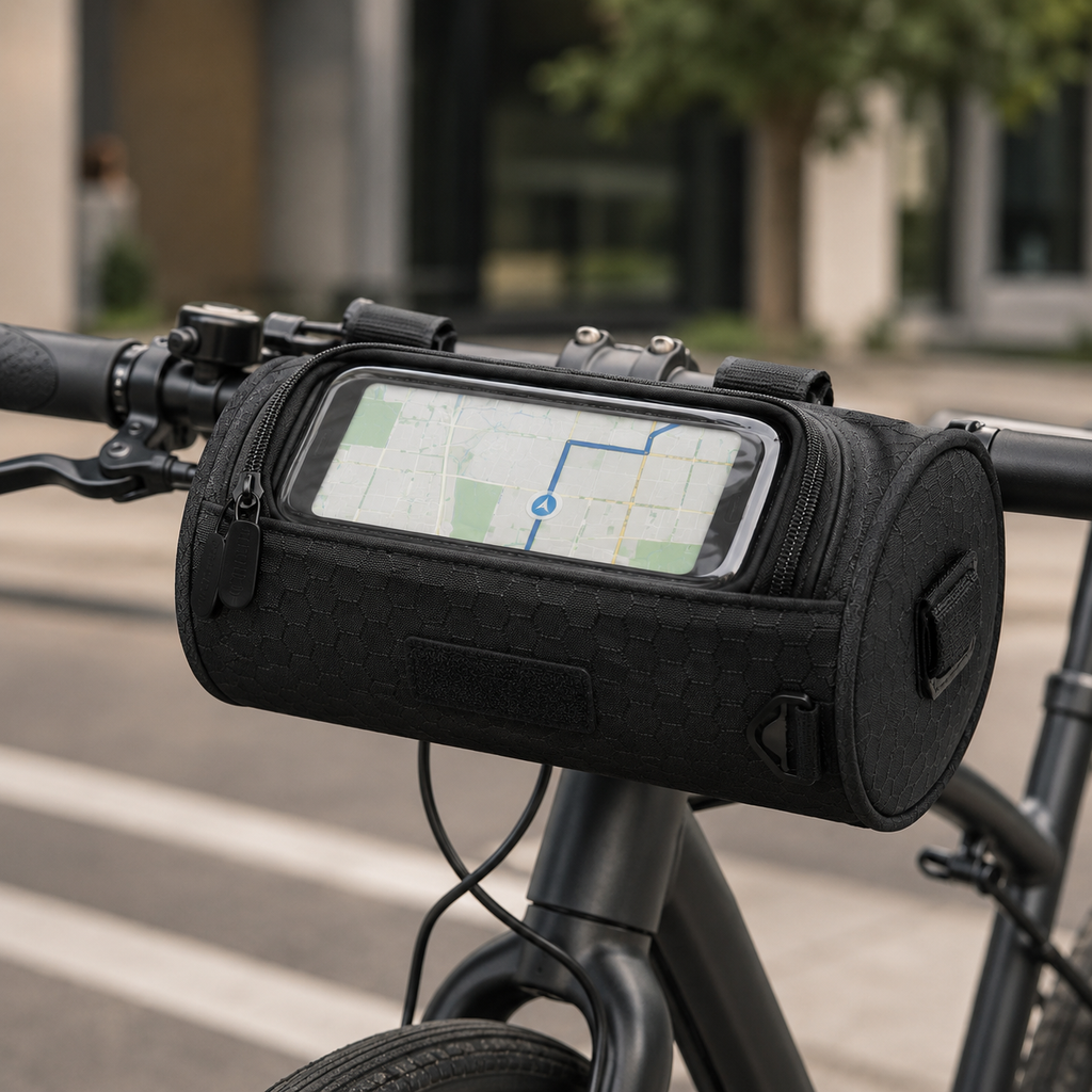 Handlebar Bag – Bicycle Bag with Touchscreen Window
