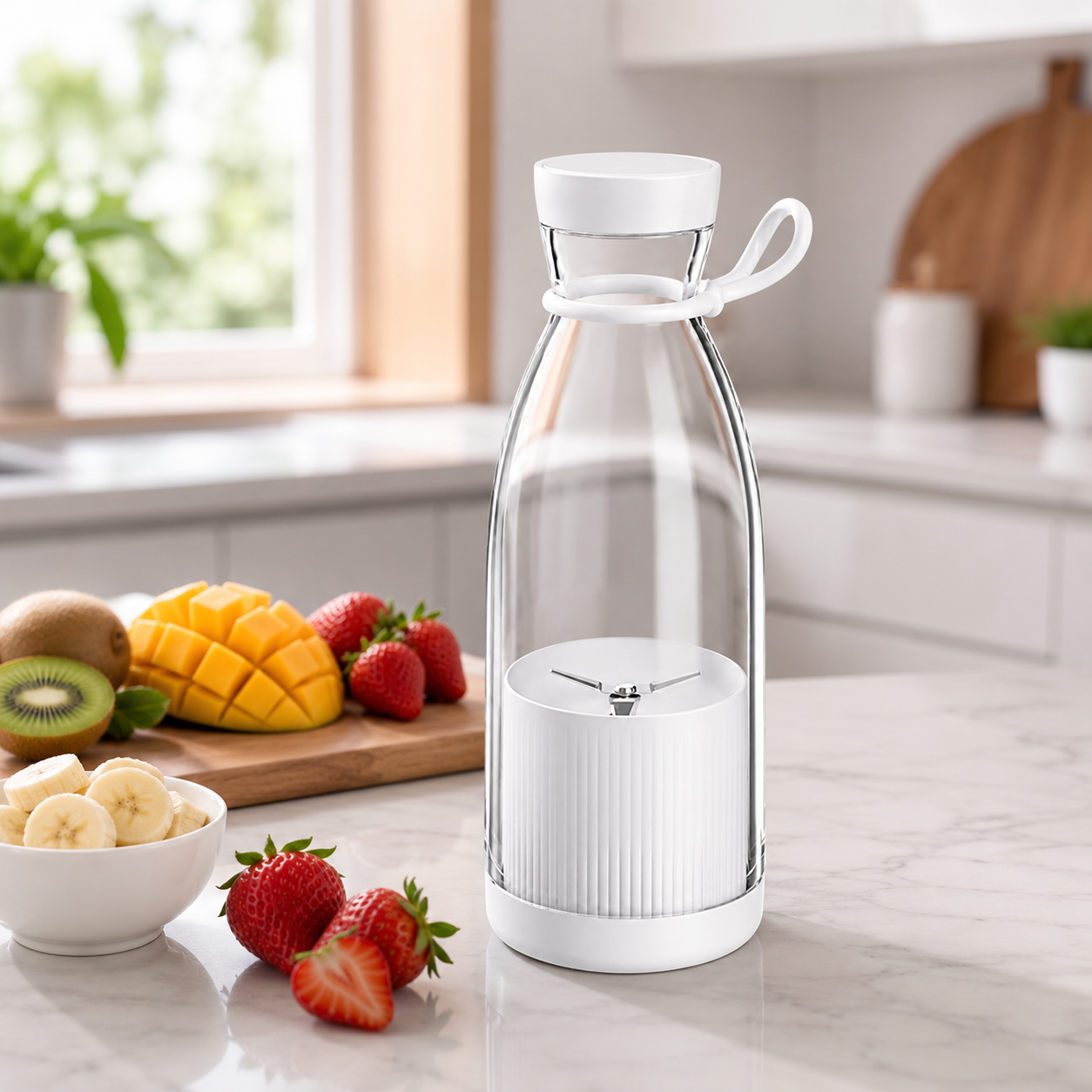 Portable Blender – Smoothie Blender with USB Rechargeable Battery