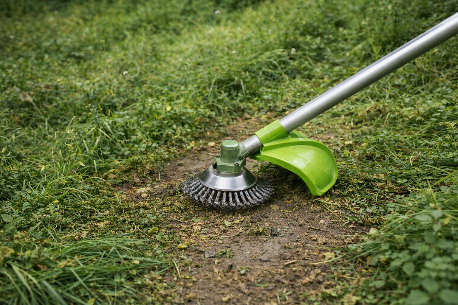 Steel Wire Weed Brush Trimmer Head – Carbon Steel Brush Cutter for Hard Surfaces