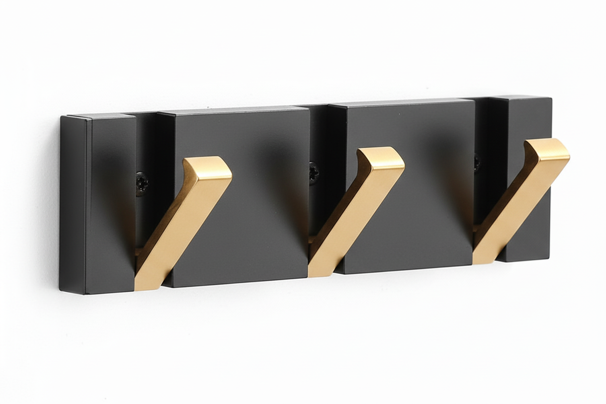 3-hook rack
