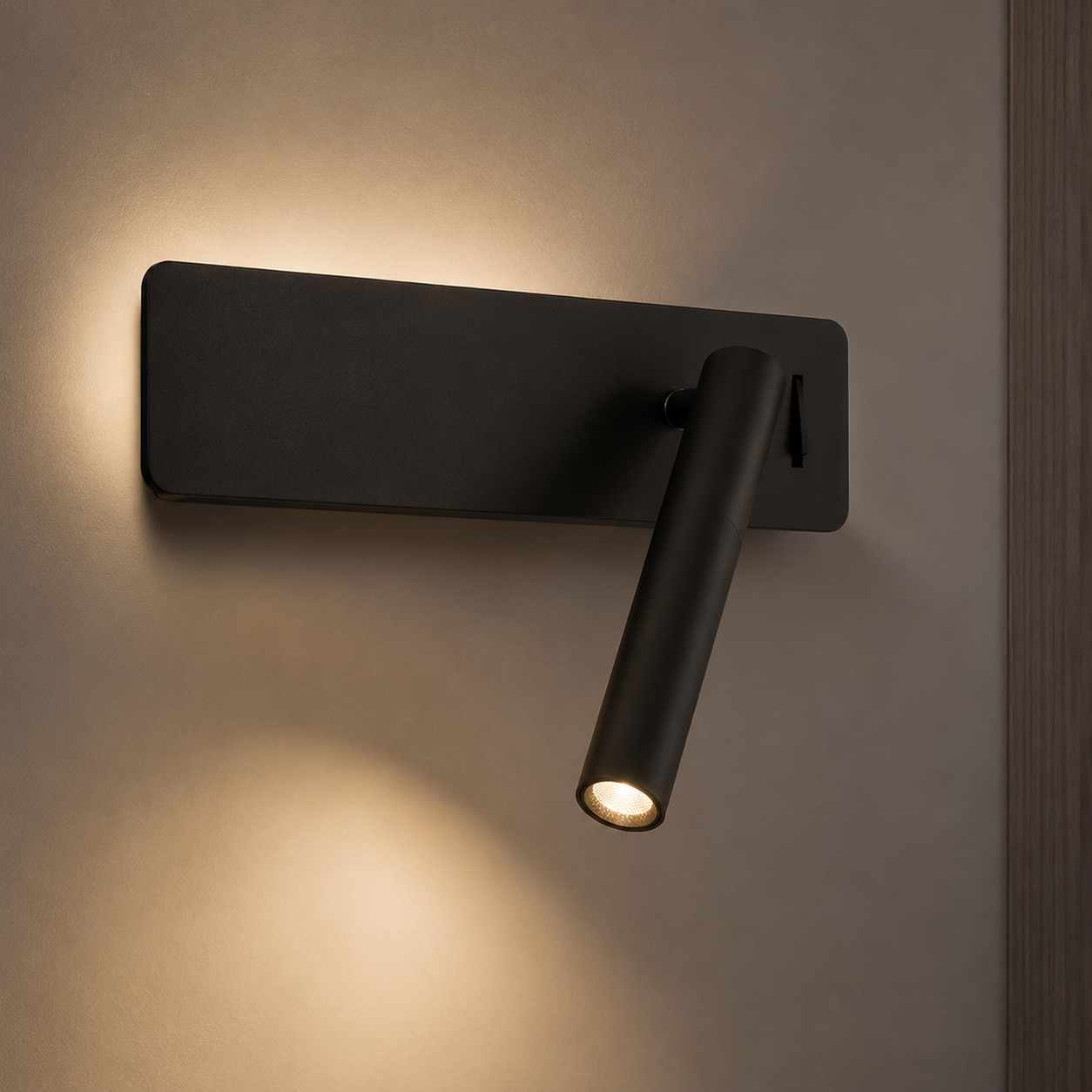 Wall Sconce – Hardwired LED Reading Lamp with Pivoting Head