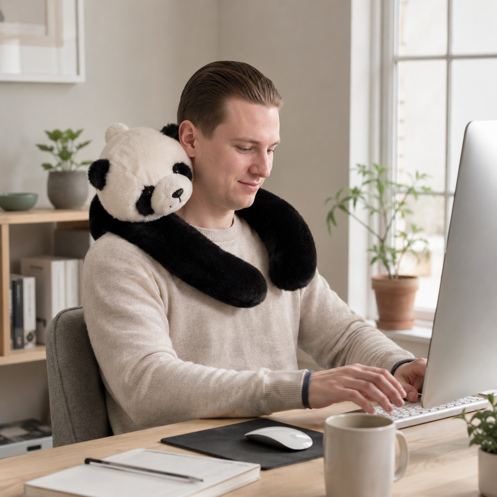 Weighted Stuffed Animal –  Panda Cuddle Plush for Adults And Kids