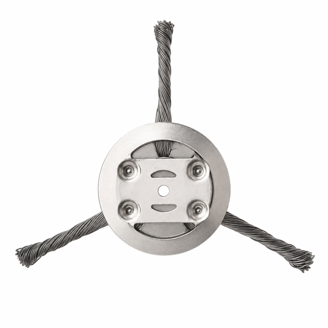 Steel Wire Brush Cutter Trimmer Head – Blade-Free Weed Trimmer Head for Lithium Grass Trimmers