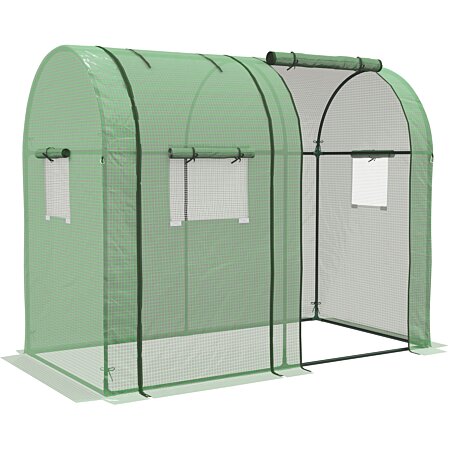 Portable Two-Room Greenhouse for Tomato and Plant Growth