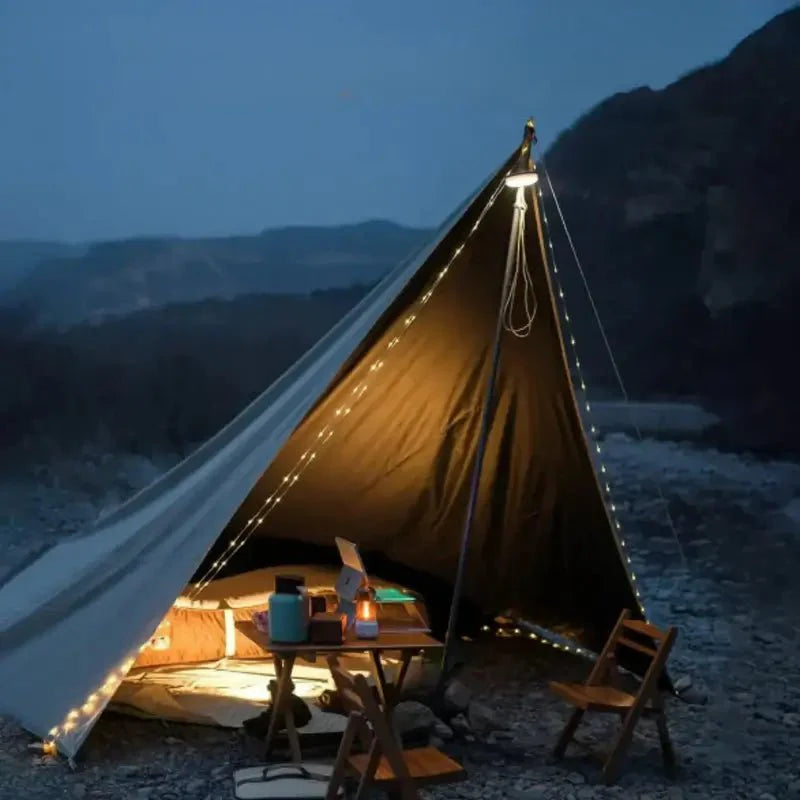 Camping Light – Tent Light with Outdoor Lantern and String Lights