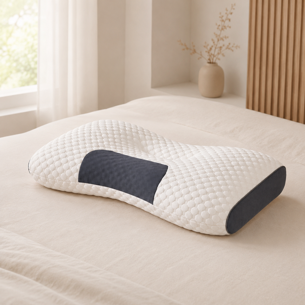 Ergonomic Pillow – Neck Support Contour Pillow for Sleep