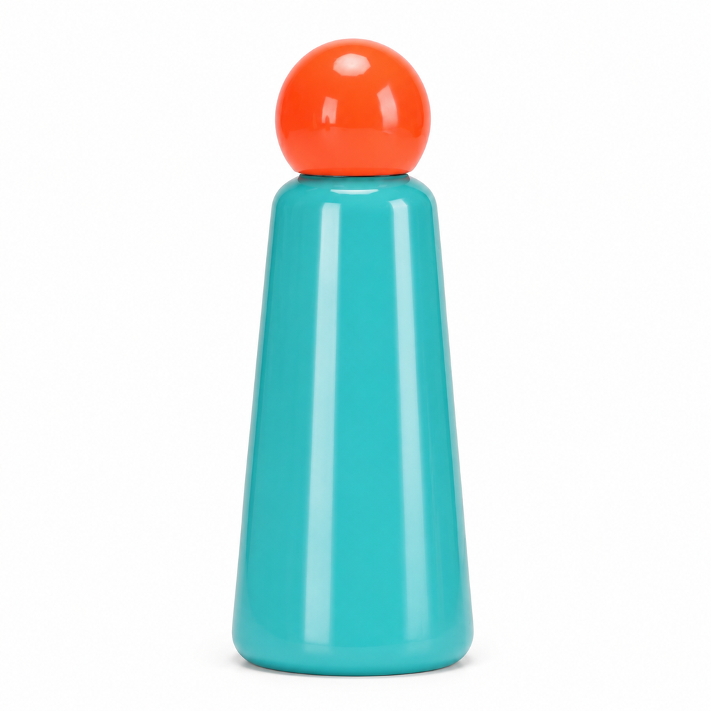 Insulated Water Bottle – Reusable Stainless Steel Thermos with Ball Cap