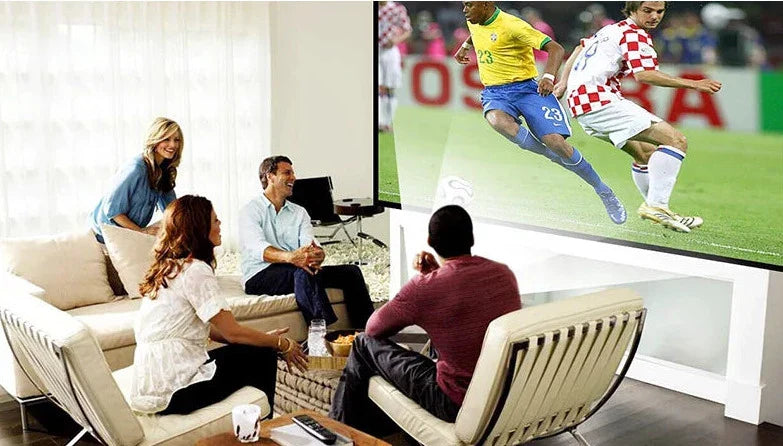 Mini Projector  Pro – Portable Pocket Projector for Bedroom, Travel & Family Entertainment