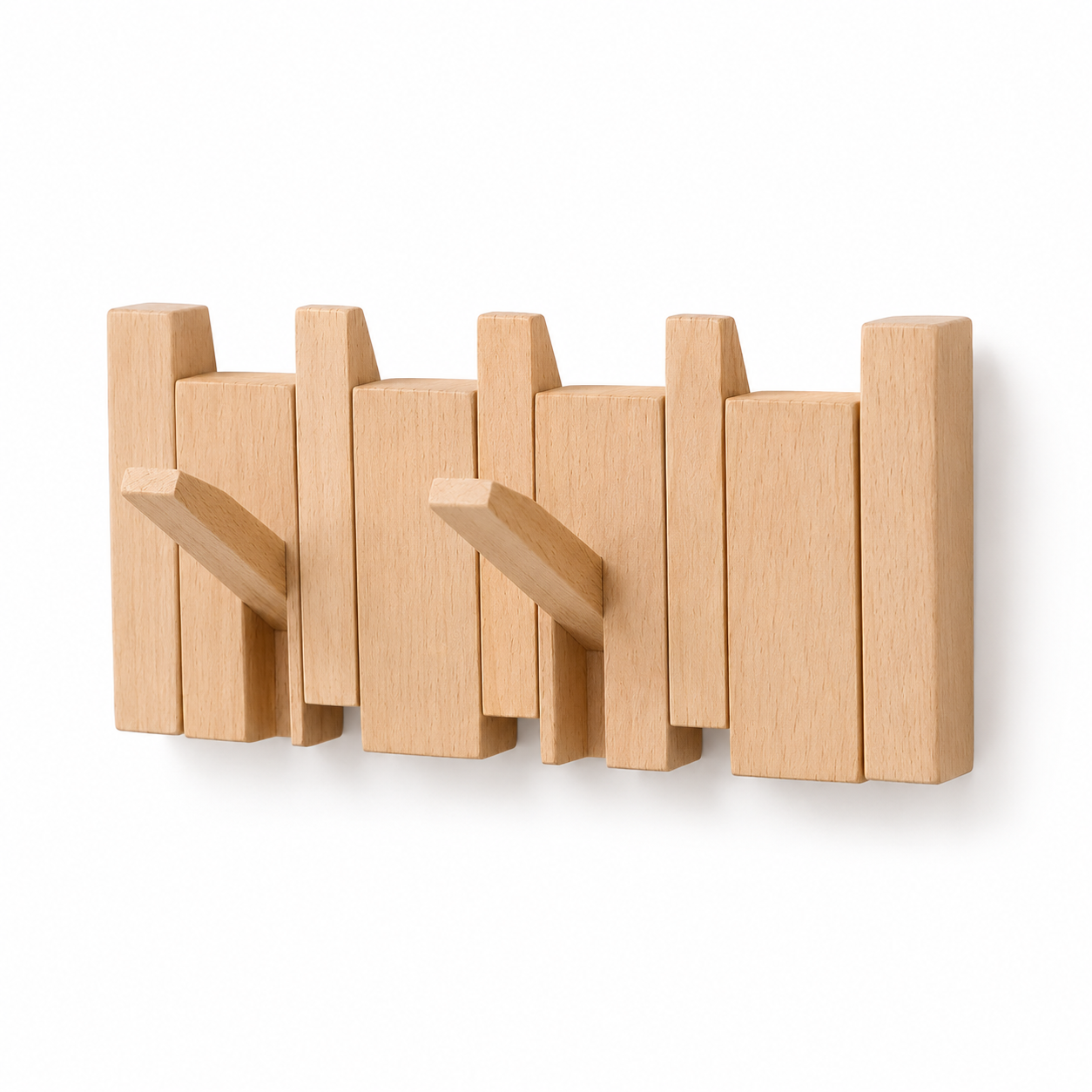 Wall Mounted Coat Rack – Wood Wall Hook Rack