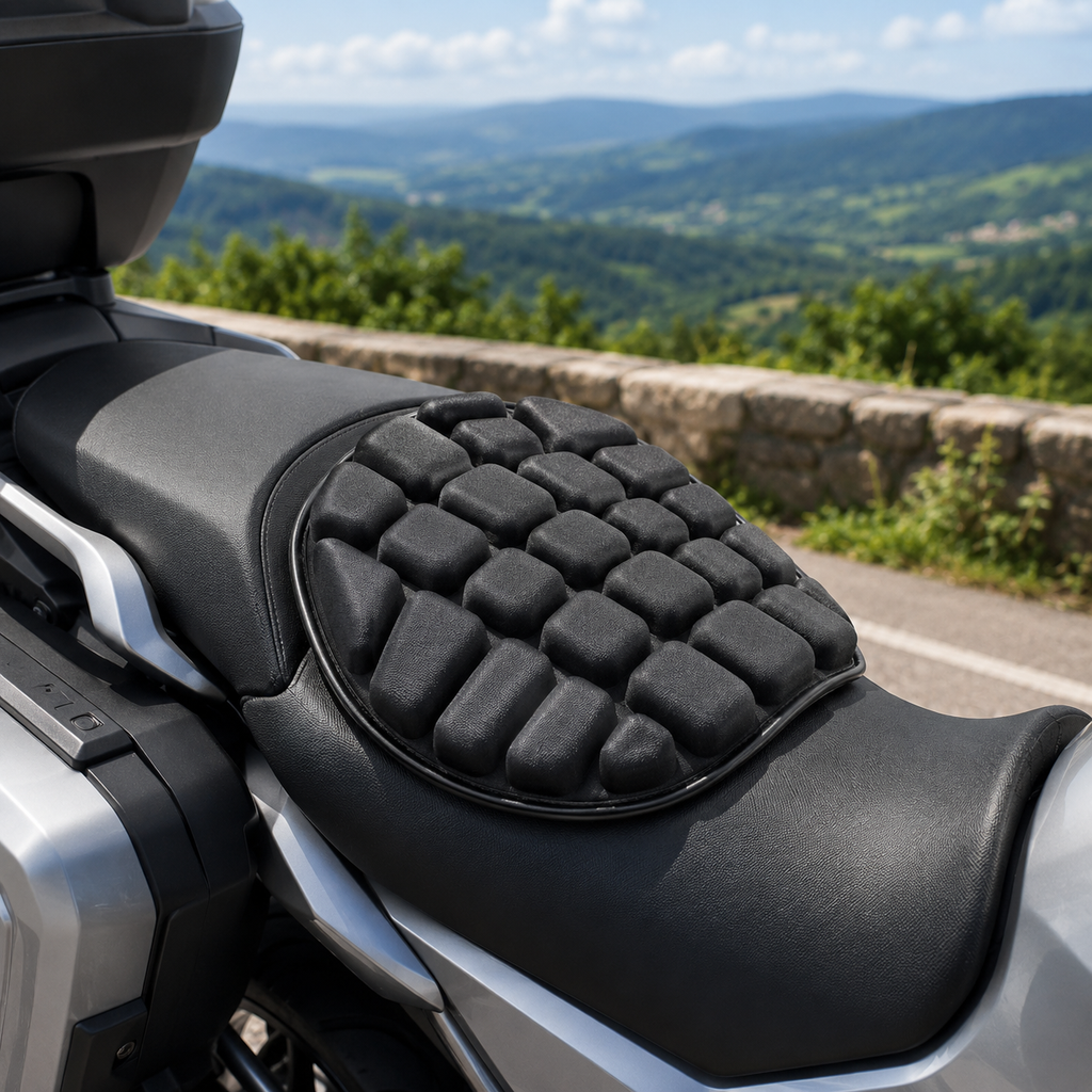 Motorcycle Seat Cushion – Comfort Riding Seat Pad
