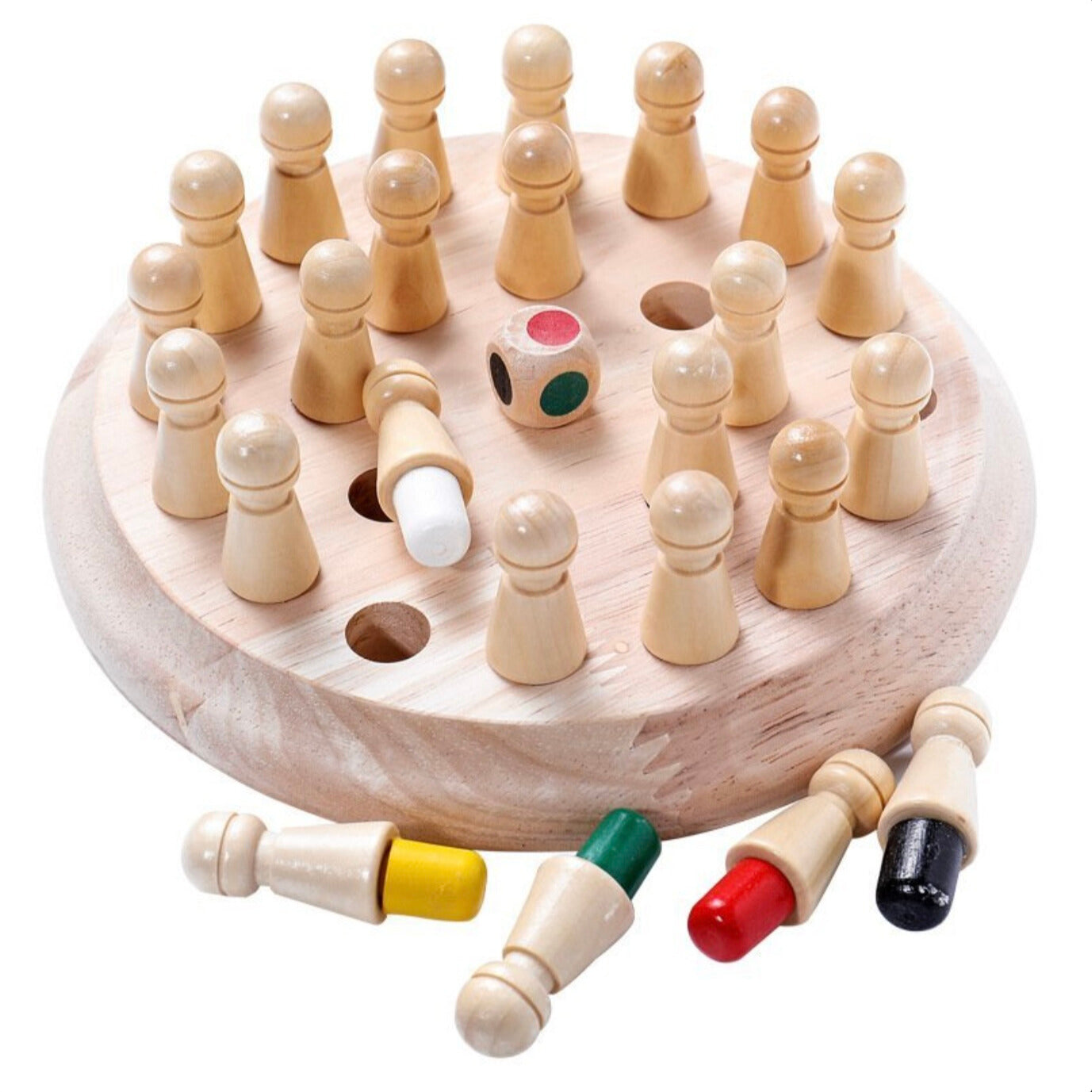 Wooden Memory Game for Toddlers – Montessori Educational Toy & Preschool Game