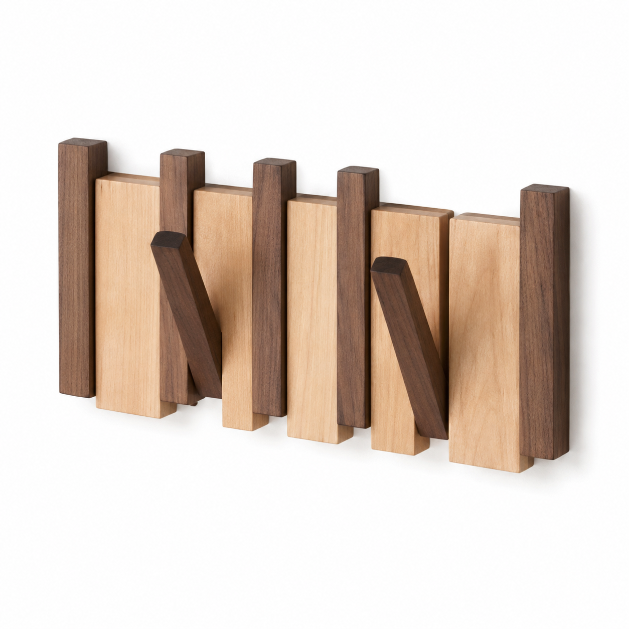Wall Mounted Coat Rack – Wood Wall Hook Rack