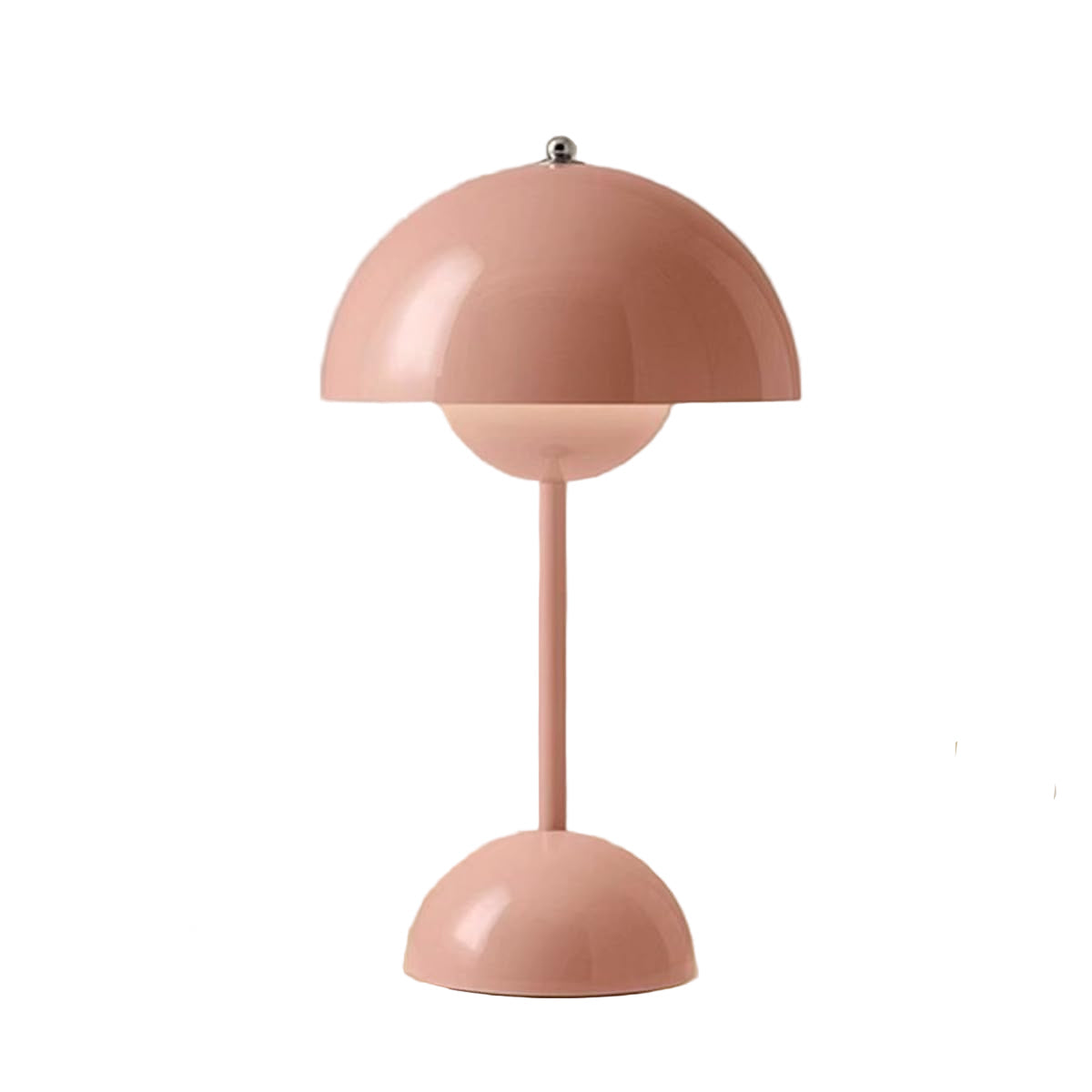 Scandinavian Mushroom Flower Table Lamp – Minimalist Nordic Wood Decor