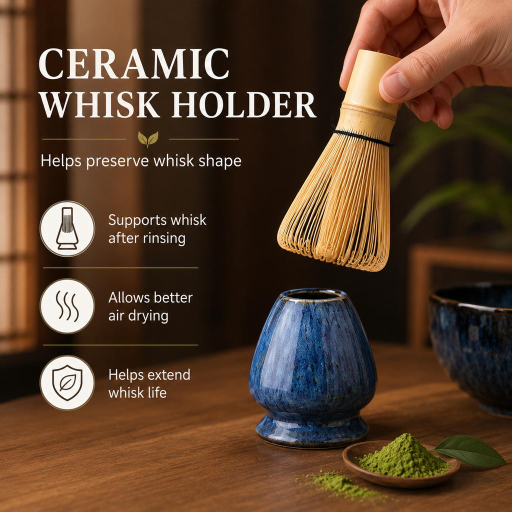 Matcha Set – 6-Piece Kit with Bamboo Matcha Whisk