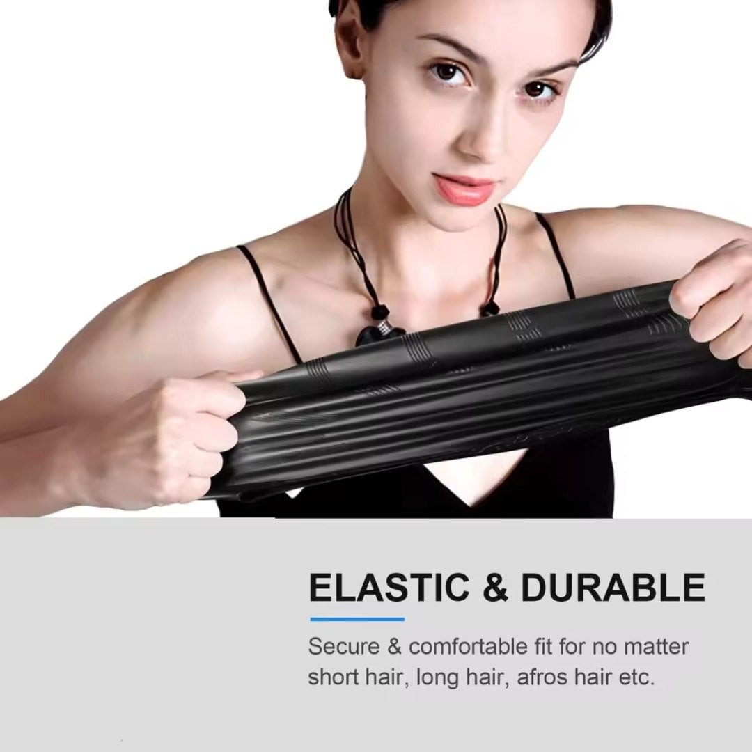 Swim Cap Silicone with Ear Protection – Swimming Cap for Long Hair