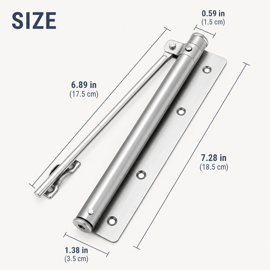 Automatic Door Closer – Surface Mount Closer for Interior Doors