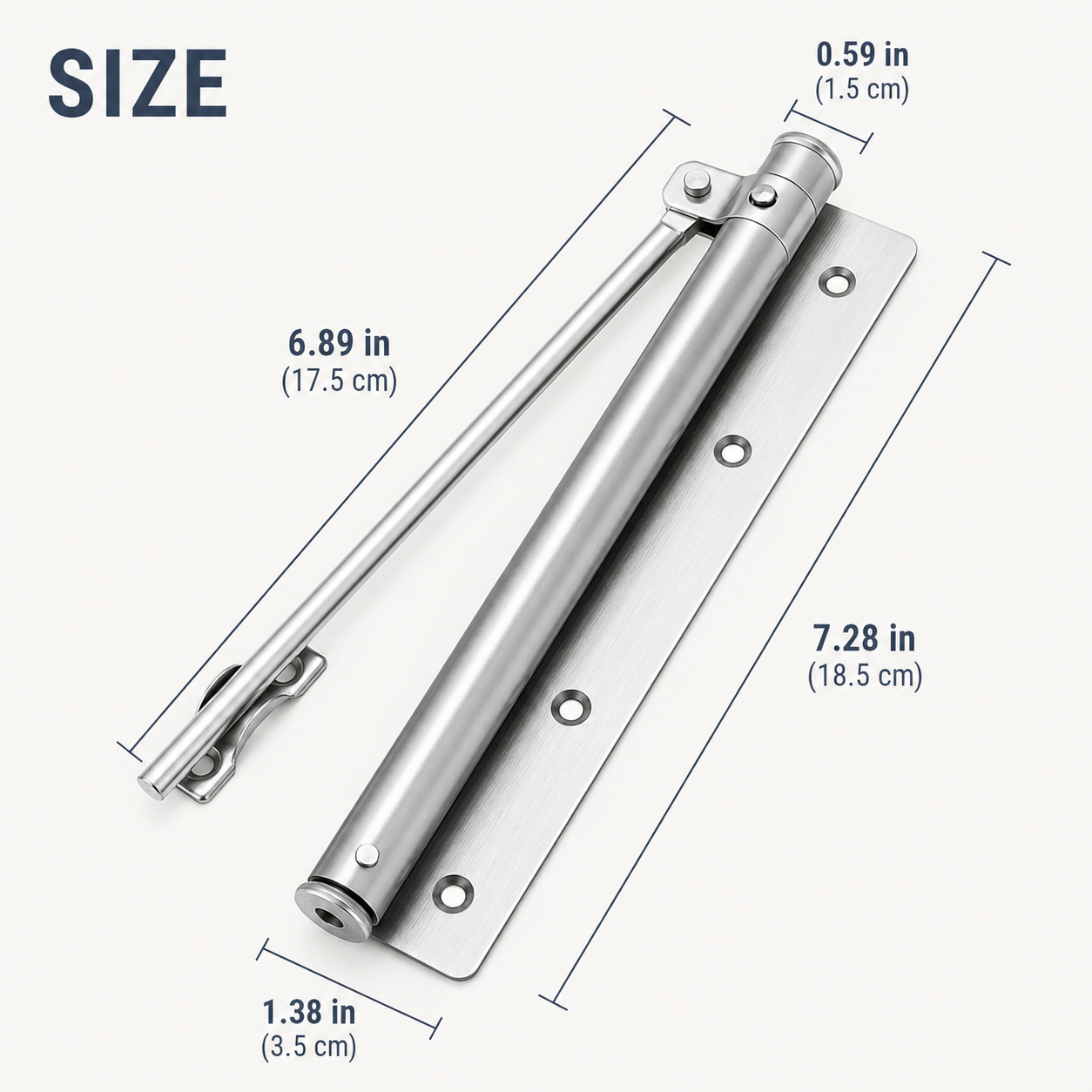 Automatic Door Closer – Surface Mount Closer for Interior Doors