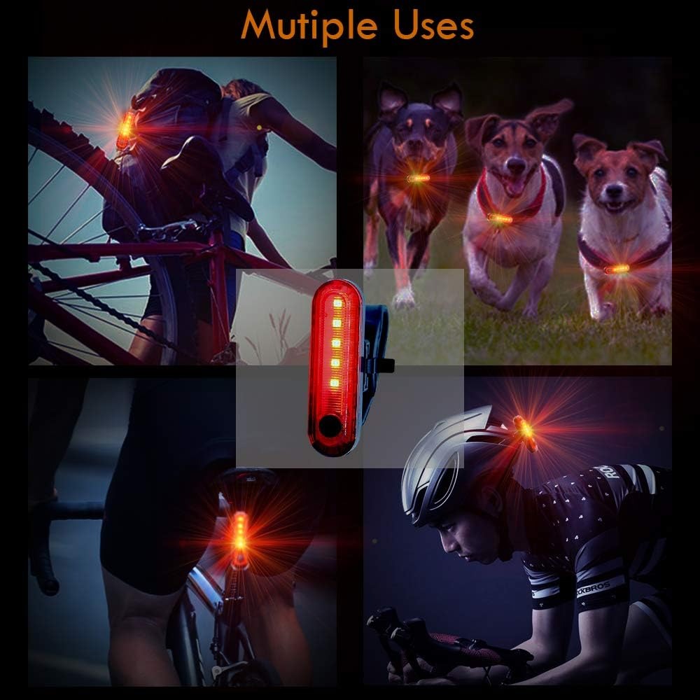 Bike Light – USB Rechargeable Front & Rear Bicycle Light Set | IPX4 Waterproof