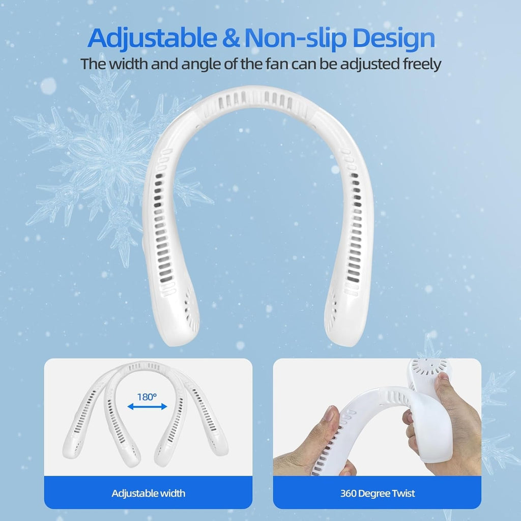 Neck Fan – Portable Bladeless Hands-Free Personal Cooling Fan
