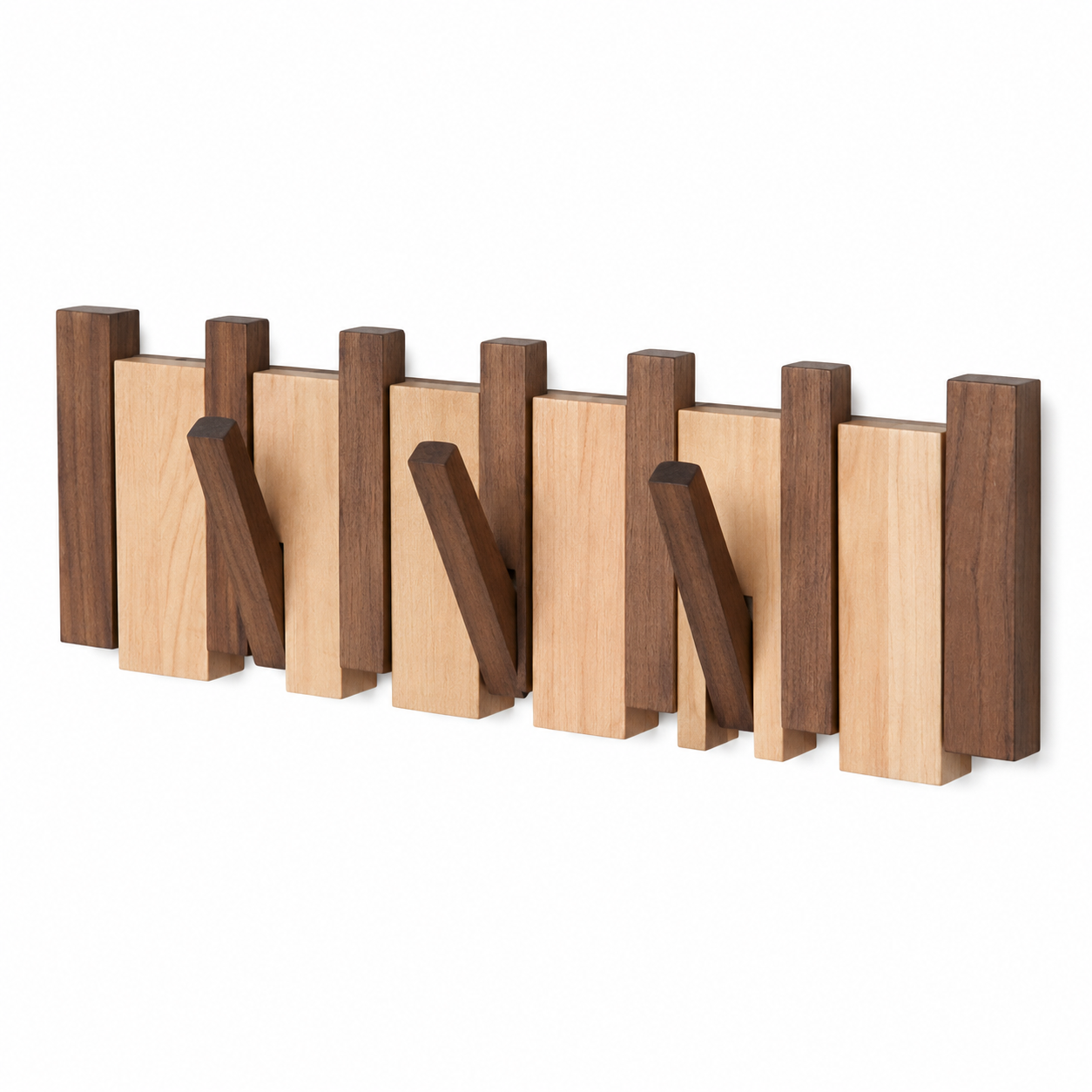 Wall Mounted Coat Rack – Wood Wall Hook Rack