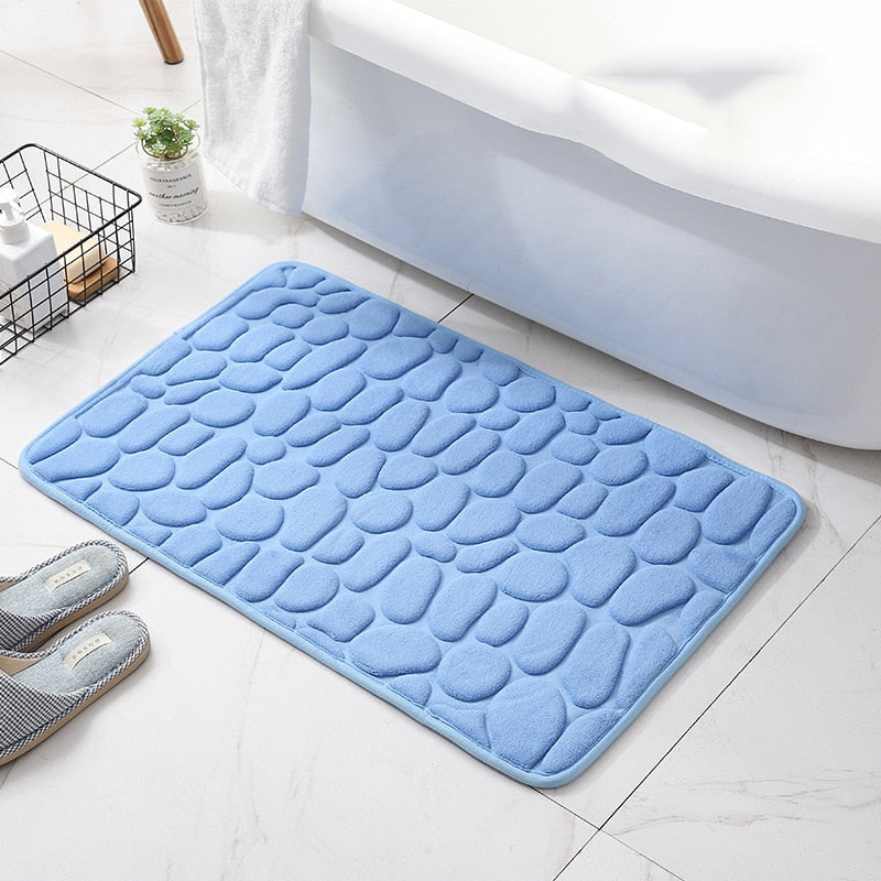 Luxury Soft Bathroom Mat – Non-Slip, Absorbent & Machine Washable Bath Mat