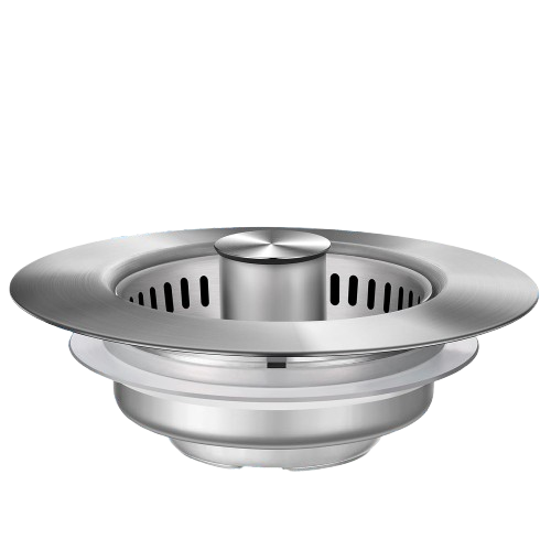 3-in-1 Stainless Steel Kitchen Sink Strainer
