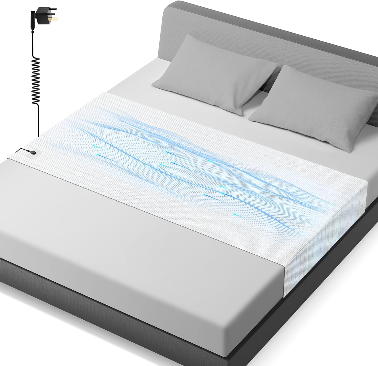 Grounding Bed Sheet (Earthing Bed Sheet) – Premium Grounding Sheet with Cord