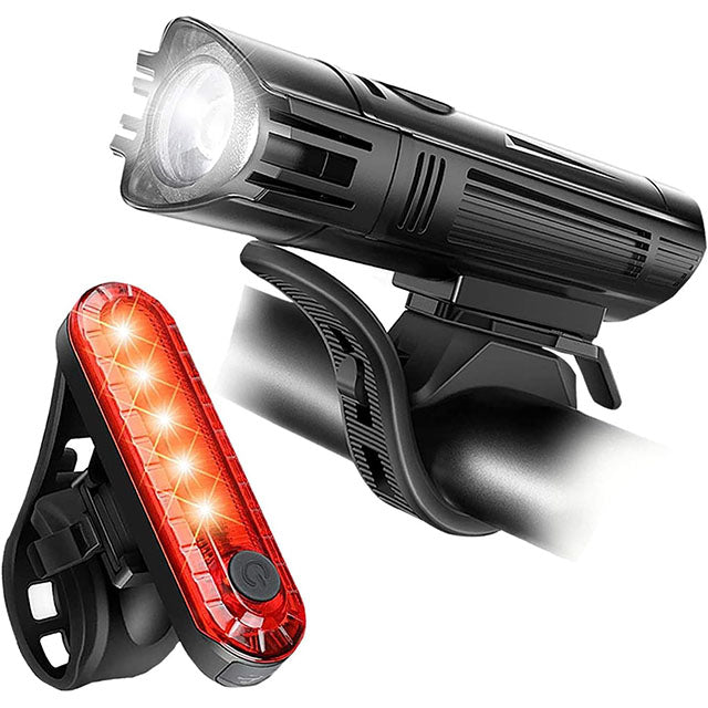 Bike Light – USB Rechargeable Front & Rear Bicycle Light Set | IPX4 Waterproof