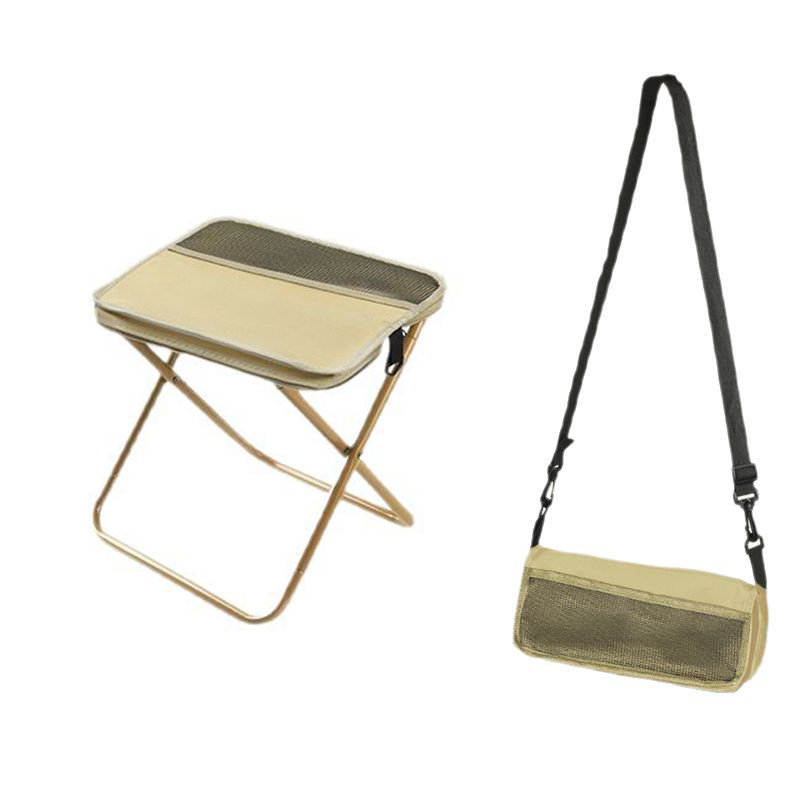 Folding Stool Portable – Foldable Camping Stool with Backpack Carry Bag