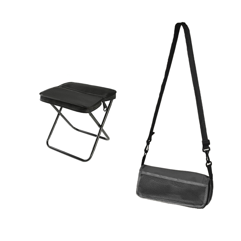 Folding Stool Portable – Foldable Camping Stool with Backpack Carry Bag