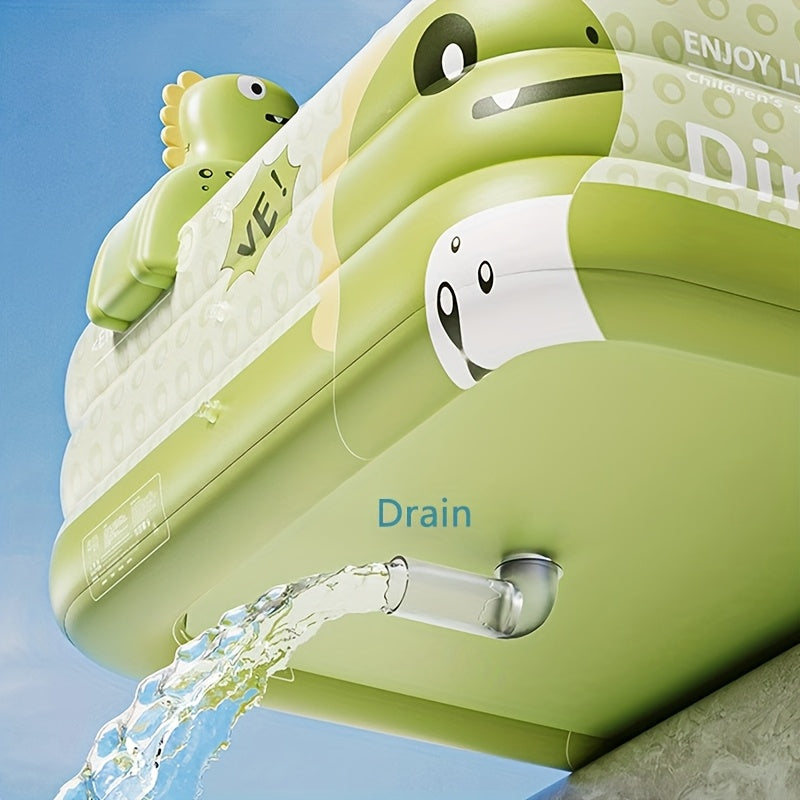 Inflatable Pool – Kids Paddling Pool with Dinosaur Design | 2 Sizes