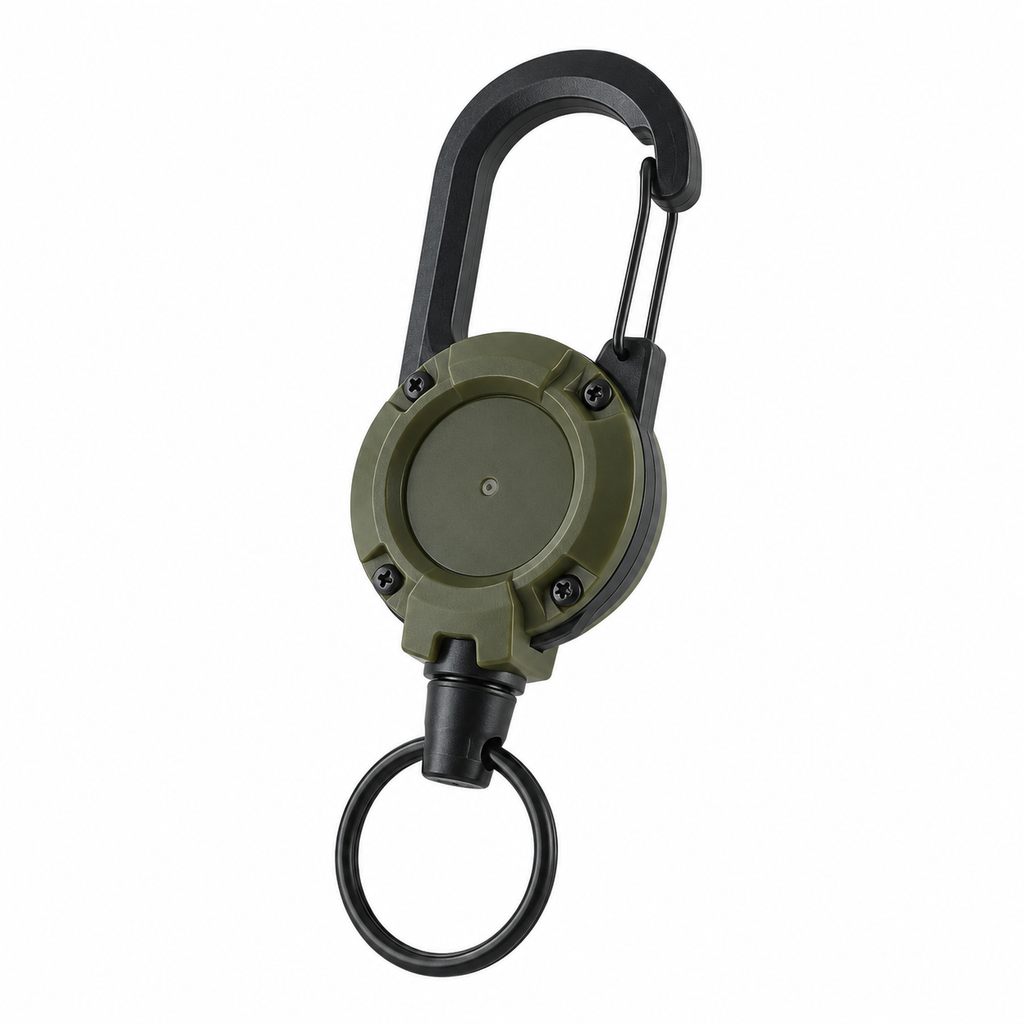 Retractable Keychain – Heavy Duty Key Holder with Steel Wire Cord