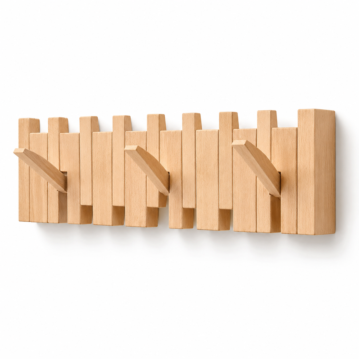 Wall Mounted Coat Rack – Wood Wall Hook Rack