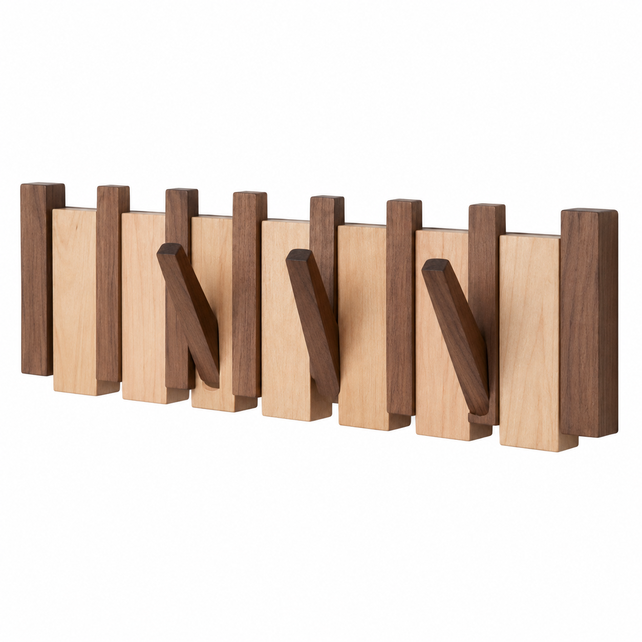 Wall Mounted Coat Rack – Wood Wall Hook Rack