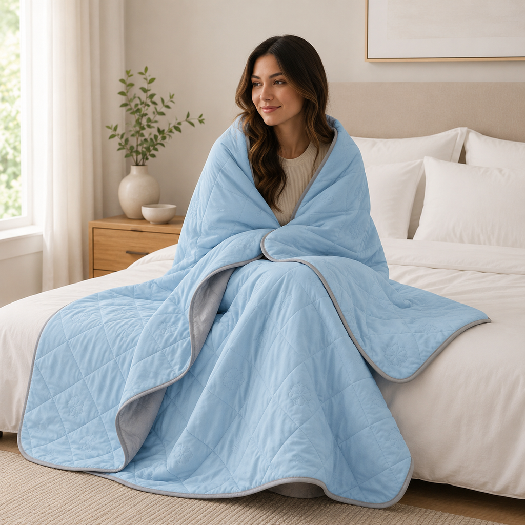 Cooling Blanket – Lightweight Summer Blanket for Warm Nights