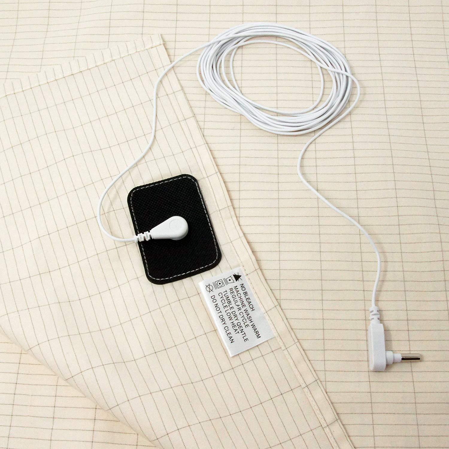 Grounding Bed Sheet (Earthing Bed Sheet) – Premium Grounding Sheet with Cord