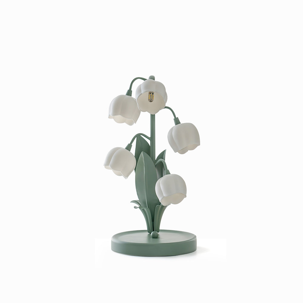 Vintage Flower Table Lamp – LED Bedside Nightstand Lamp for Bedroom & Living Room