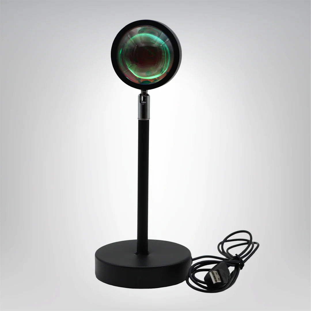 Sunset Lamp – Golden Hour Lamp, Ambient Mood Light, Aesthetic Bedroom Decor | 4 Lighting modes & 16 Colors with Remote Control